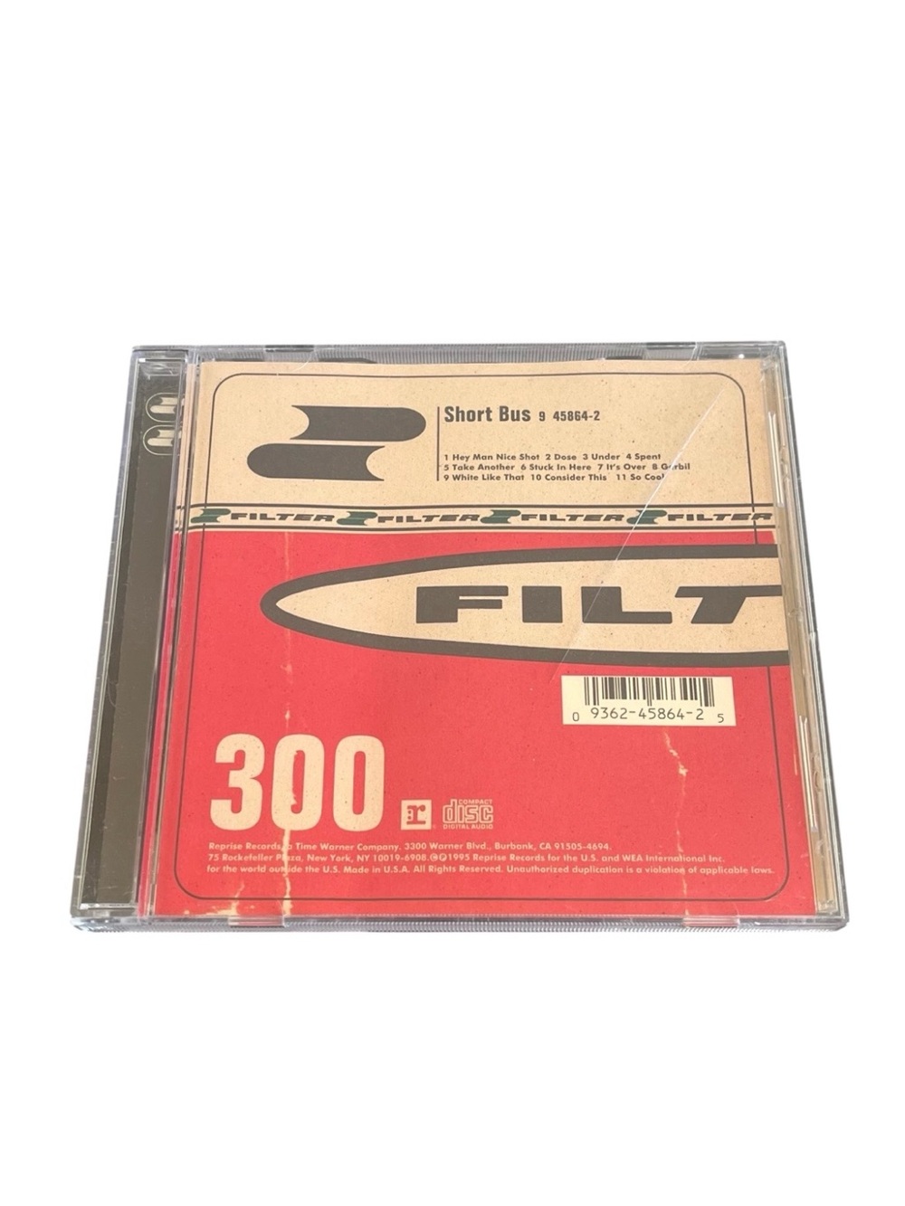 Filter Short Bus CD Album 1995 Reprise Records 9 45864-2